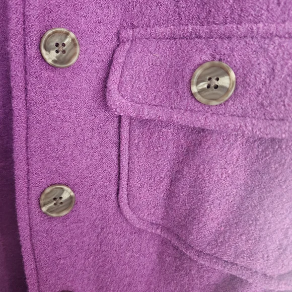 Joie Vibrant Purple Utility Jacket - Picture 4 of 8